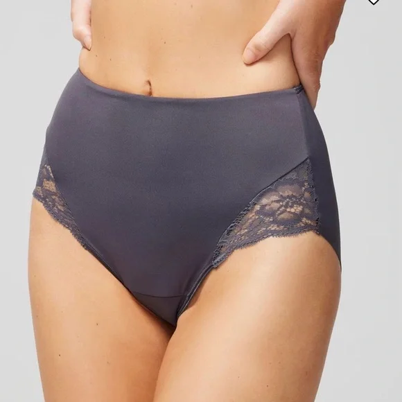 SOMA| VANISHING TUMMY|High-Waist Brief Panty with Lace-Medium-4 pairs(LOT) - Picture 1 of 10